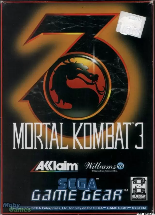 Jeux SEGA Game Gear - Mortal Kombat 3