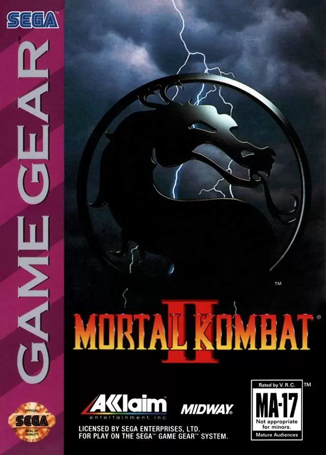 SEGA Game Gear Games - Mortal Kombat II