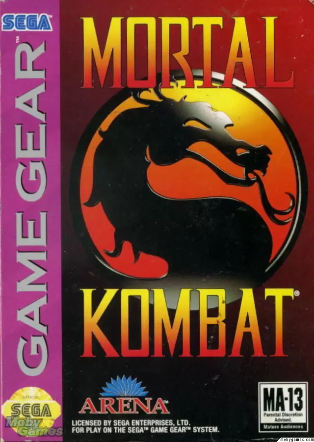 US - American Gamegear games - Mortal Kombat