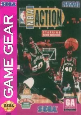 US - Jeux GameGear Américains - NBA Action Starring David Robinson