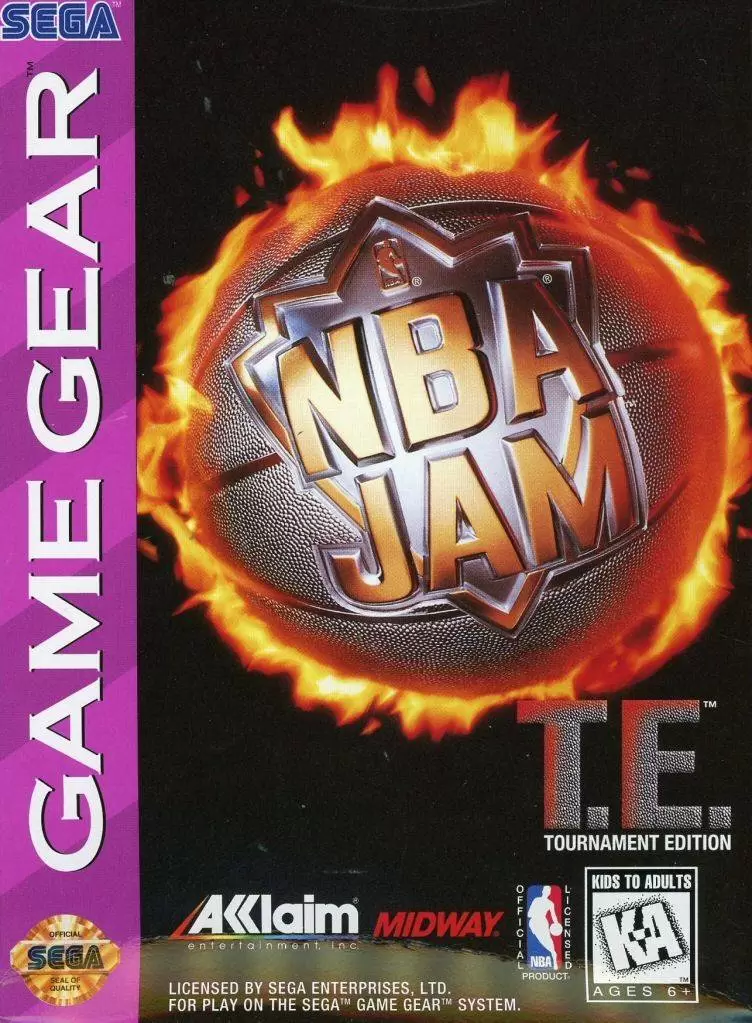 SEGA Game Gear Games - NBA Jam Tournament Edition