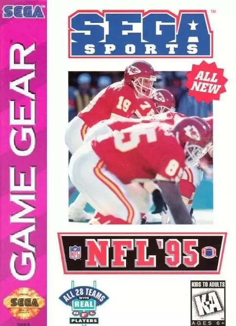 SEGA Game Gear Games - NFL \'95