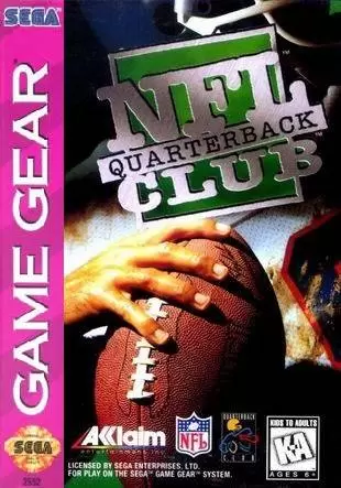 SEGA Game Gear Games - NFL Quarterback Club