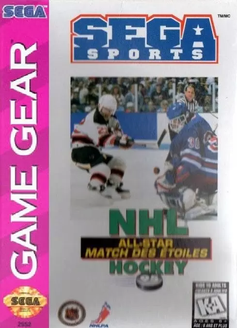 SEGA Game Gear Games - NHL All-Star Hockey