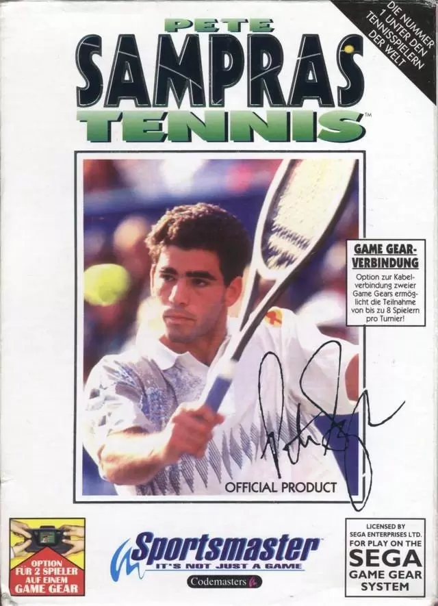Jeux SEGA Game Gear - Pete Sampras Tennis