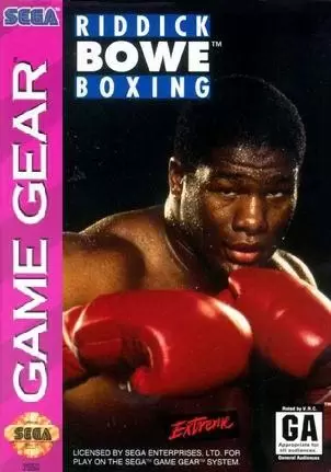 SEGA Game Gear Games - Riddick Bowe Boxing