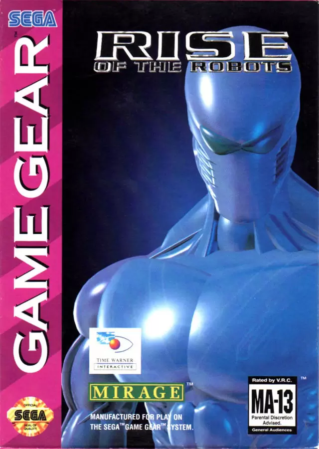 US - American Gamegear games - Rise of the Robots