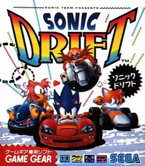 Jeux SEGA Game Gear - Sonic Drift