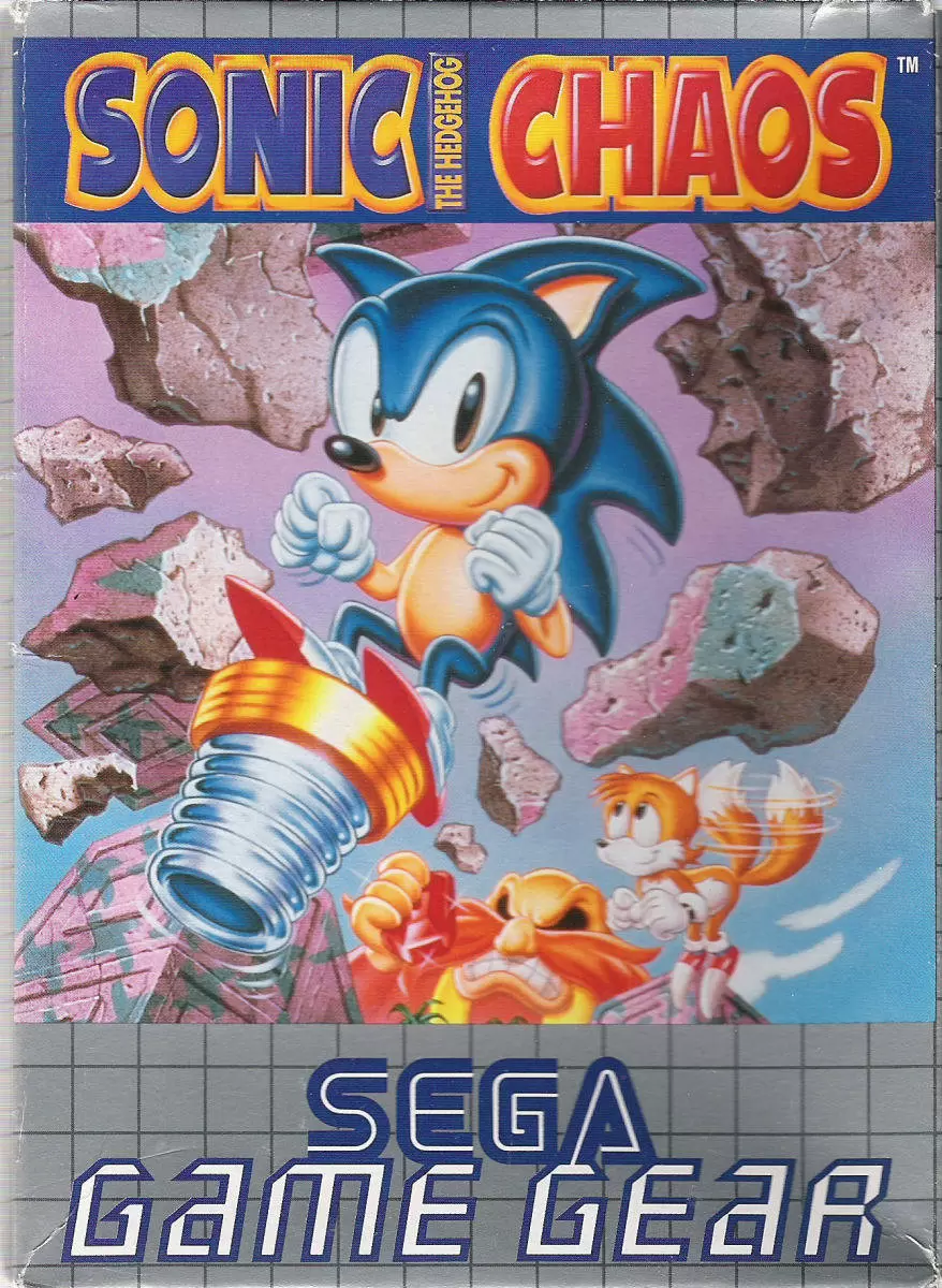 SEGA Game Gear Games - Sonic The Hedgehog Chaos