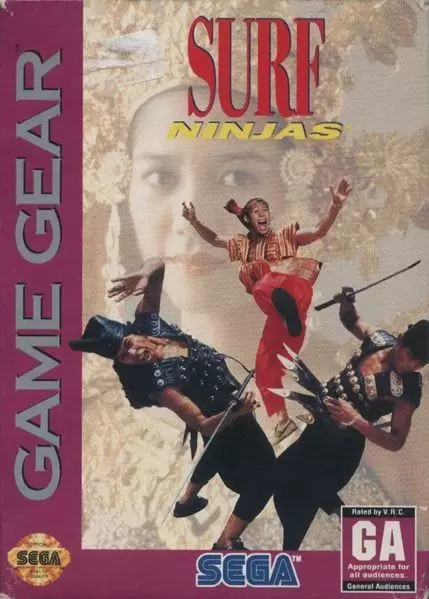 SEGA Game Gear Games - Surf Ninjas