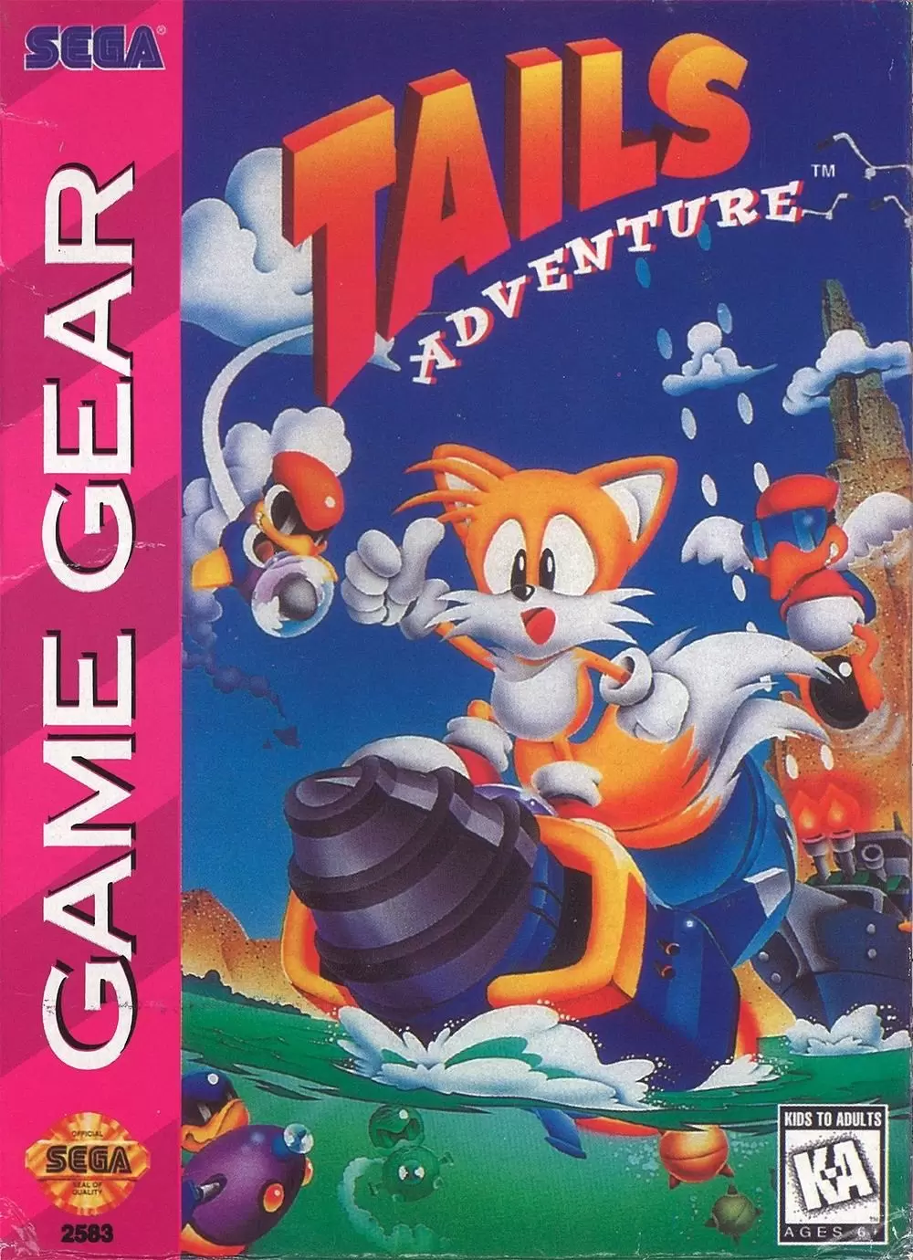 SEGA Game Gear Games - Tails Adventure