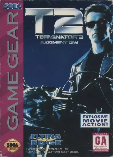 SEGA Game Gear Games - Terminator 2: Judgment Day