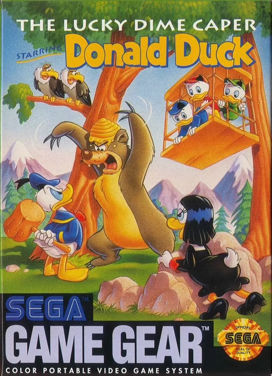 Jeux SEGA Game Gear - The Lucky Dime Caper Starring Donald Duck