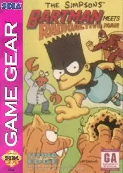 SEGA Game Gear Games - The Simpsons: Bartman Meets Radioactive Man