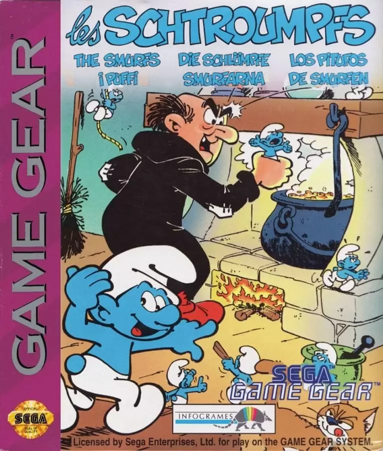 SEGA Game Gear Games - The Smurfs