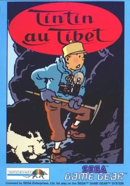SEGA Game Gear Games - Tintin in Tibet