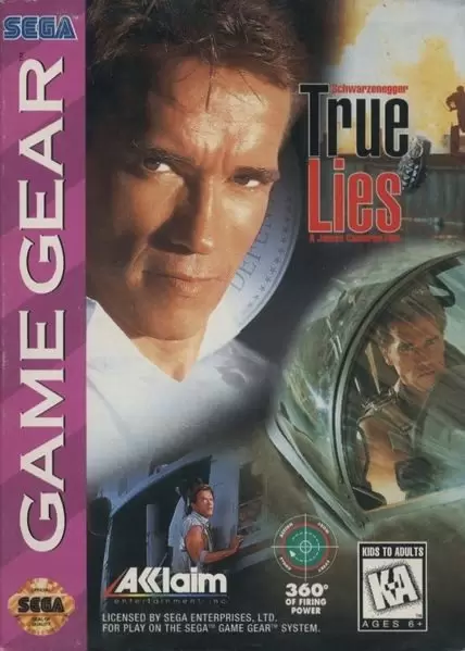 SEGA Game Gear Games - True Lies