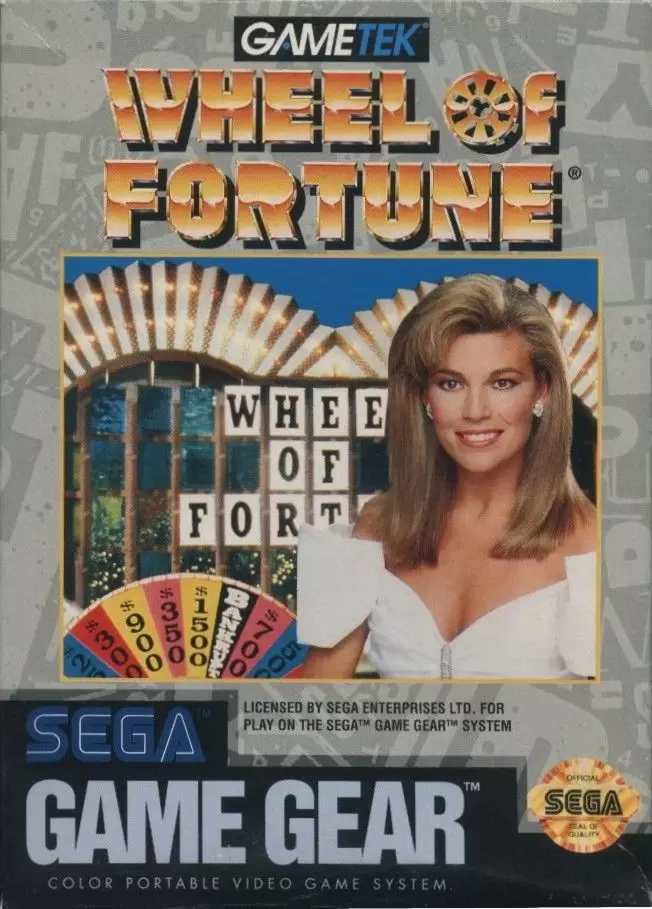 SEGA Game Gear Games - Wheel of Fortune: Featuring Vanna White
