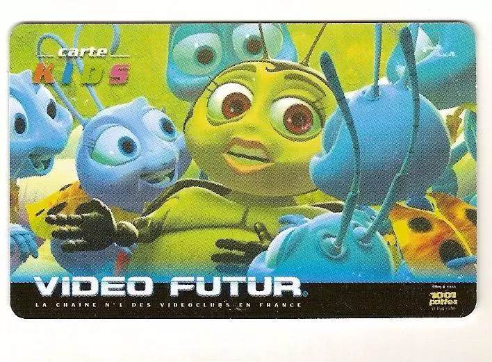 Cartes Vidéo Futur - Carte Kids 1001 pattes