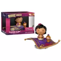 Aladdin and Abu With Magic Carpet