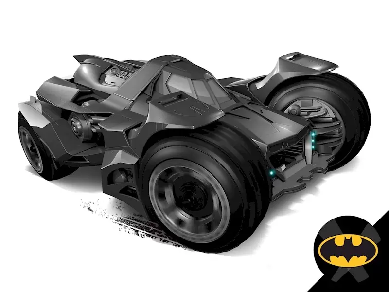 Mainline Hot Wheels - BATMAN: Arkham Knight Batmobile