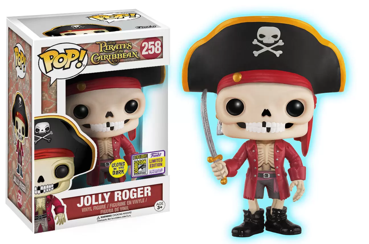 POP! Disney - Pirates of the Caribbean – Jolly Roger Glow In The Dark