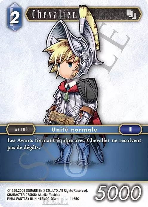 Cartes Final Fantasy : Opus 1 - Chevalier