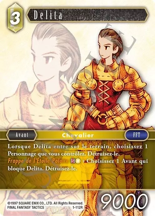 Cartes Final Fantasy : Opus 1 - Delita