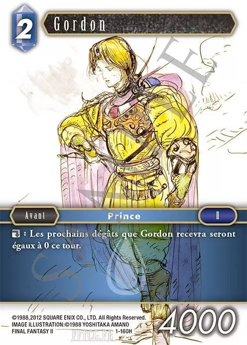 Cartes Final Fantasy : Opus 1 - Gordon