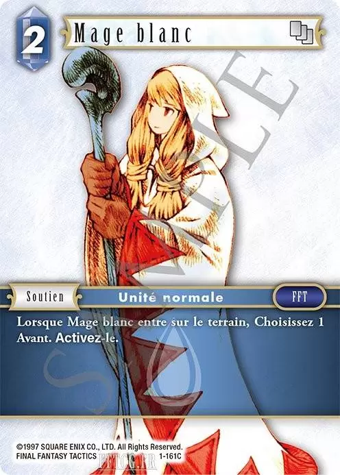 Cartes Final Fantasy : Opus 1 - Mage blanc