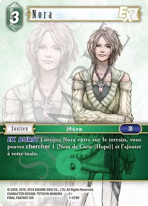 Cartes Final Fantasy : Opus 1 - Nora