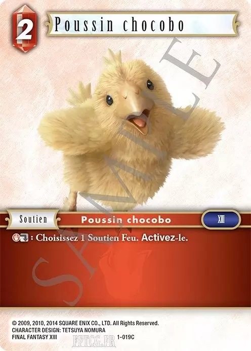 Cartes Final Fantasy : Opus 1 - Poussin chocobo