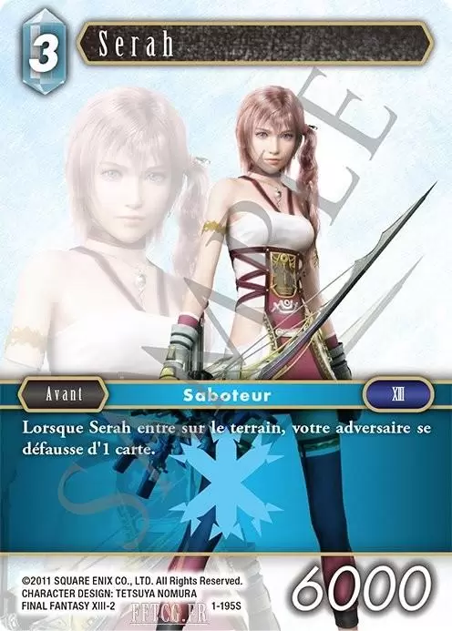 Cartes Final Fantasy : Opus 1 - Serah