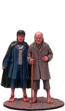Figurines : Le Seigneur des Anneaux - Frodon et Bilbon