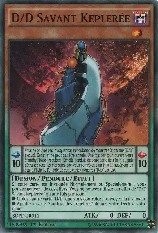 Domination des Pendules SDPD - D/D Savant Keplerée