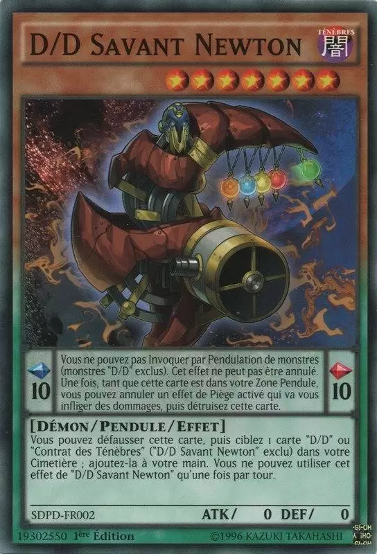 Domination des Pendules SDPD - D/D Savant Newton