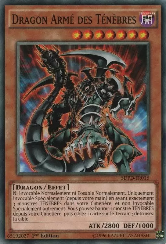 Domination des Pendules SDPD - Dragon armé des ténèbres