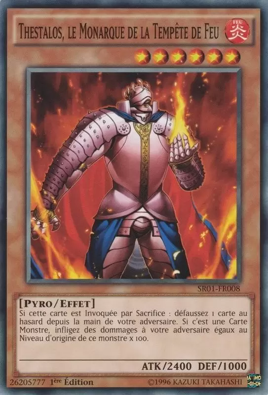 Empereur des Ombres SR01 - Thestalos, le Monarque de la Tempête de Feu