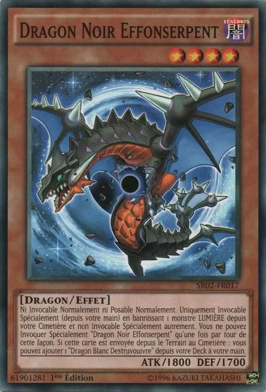 La Résurrection des Véritables Dragons SR02 - Dragon Noir Effonserpent