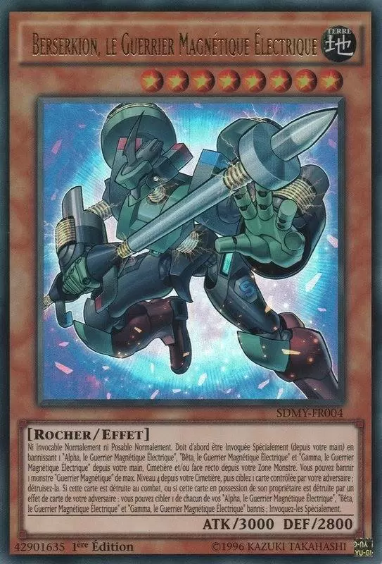 Yugi Muto SDMY - Berserkion, le Guerrier Magnétique Électrique