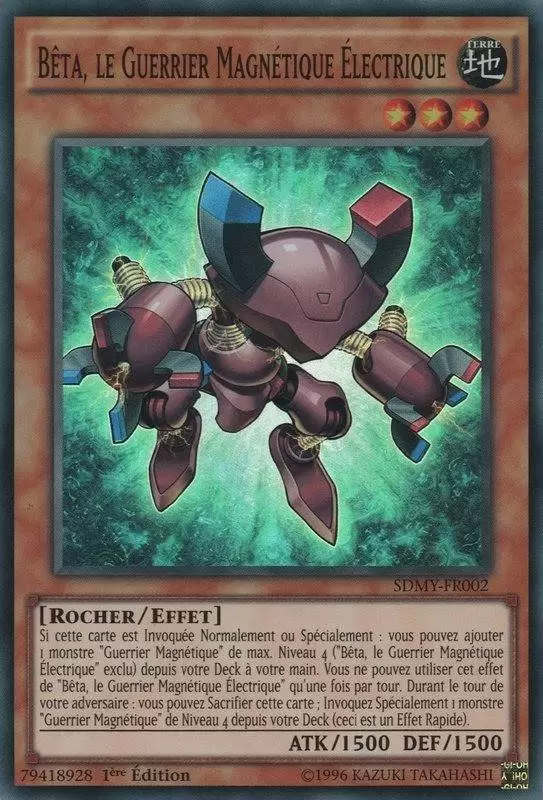 Yugi Muto SDMY - Bêta, le Guerrier Magnétique Électrique