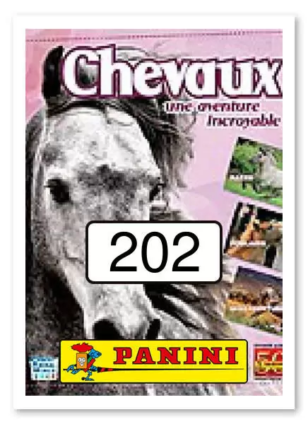 Chevaux : une aventure incroyable - Sticker n°202