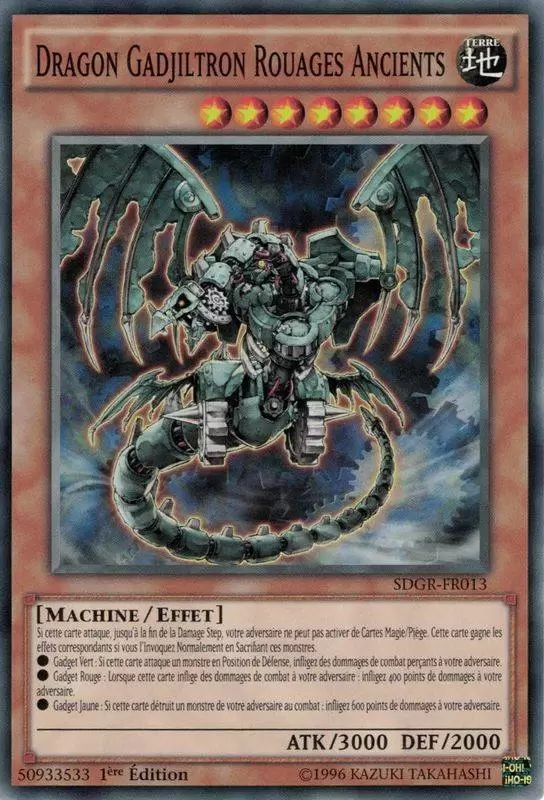 Déchaînement Geargia SDGR - Dragon Gadjiltron Rouages Ancients