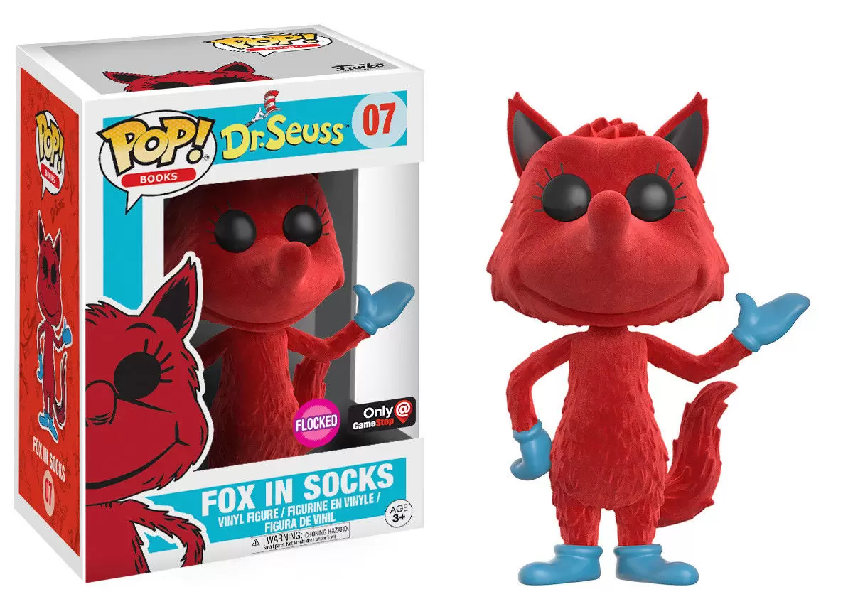 POP! Books - Dr Seuss - Fox in Socks Flocked