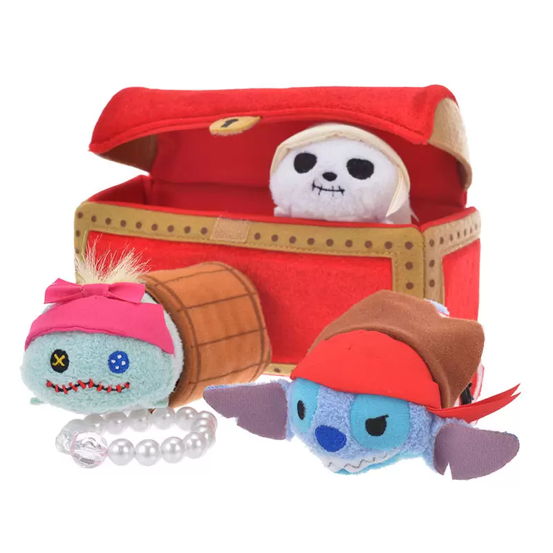 Tsum Tsum Plush Bag And Box Sets - Mickey and Friends Pirates Set