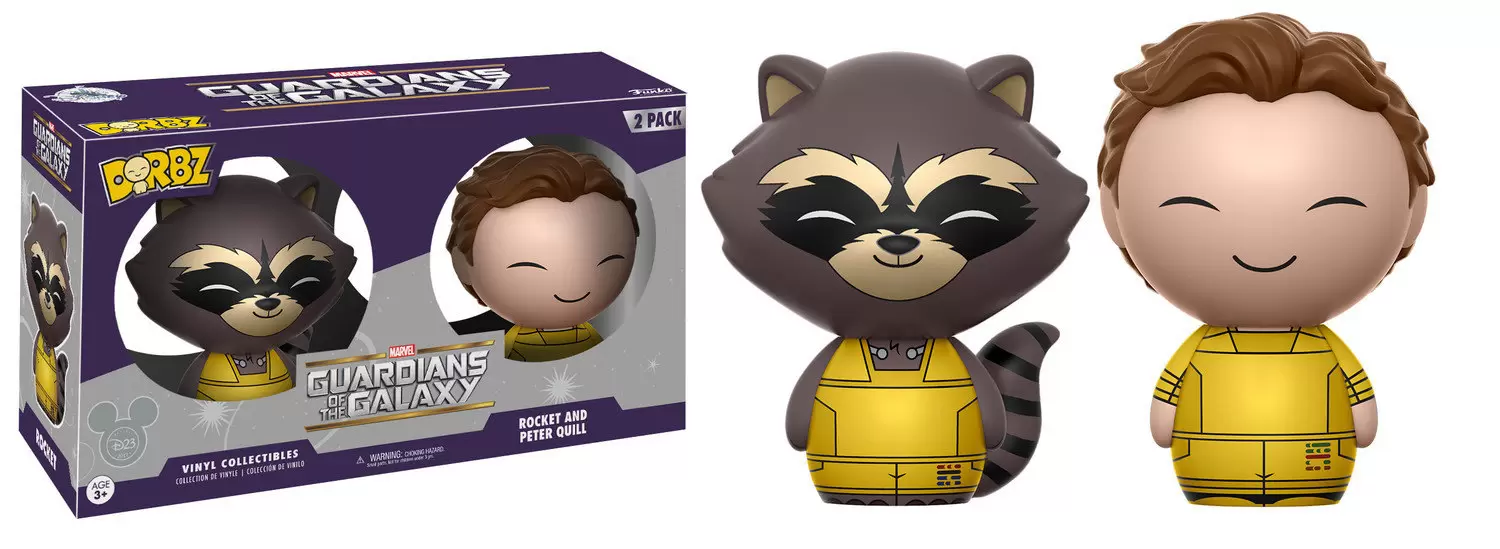 Dorbz - Rocket and Peter Quill 2 Pack