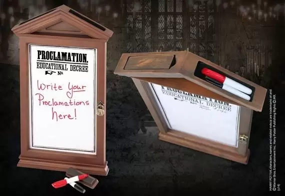 The Noble Collection : Harry Potter - Proclamation Board