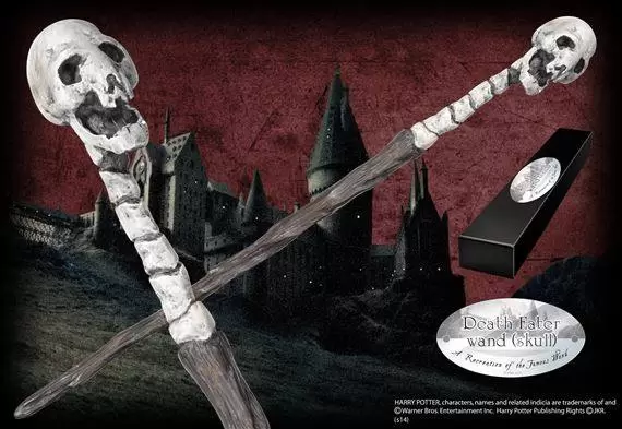 The Noble Collection : Harry Potter - Baguette de Mangemort (crâne)