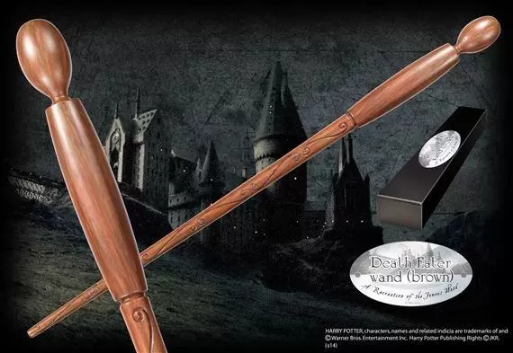 The Noble Collection : Harry Potter - Baguette de Mangemort (marron)