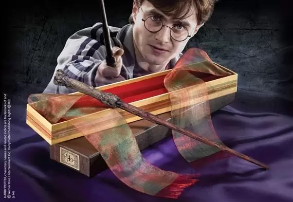 The Noble Collection : Harry Potter - Harry Potter Wand with Ollivanders Wand Box
